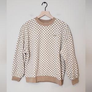 Vans Neutral Checkered Crewneck